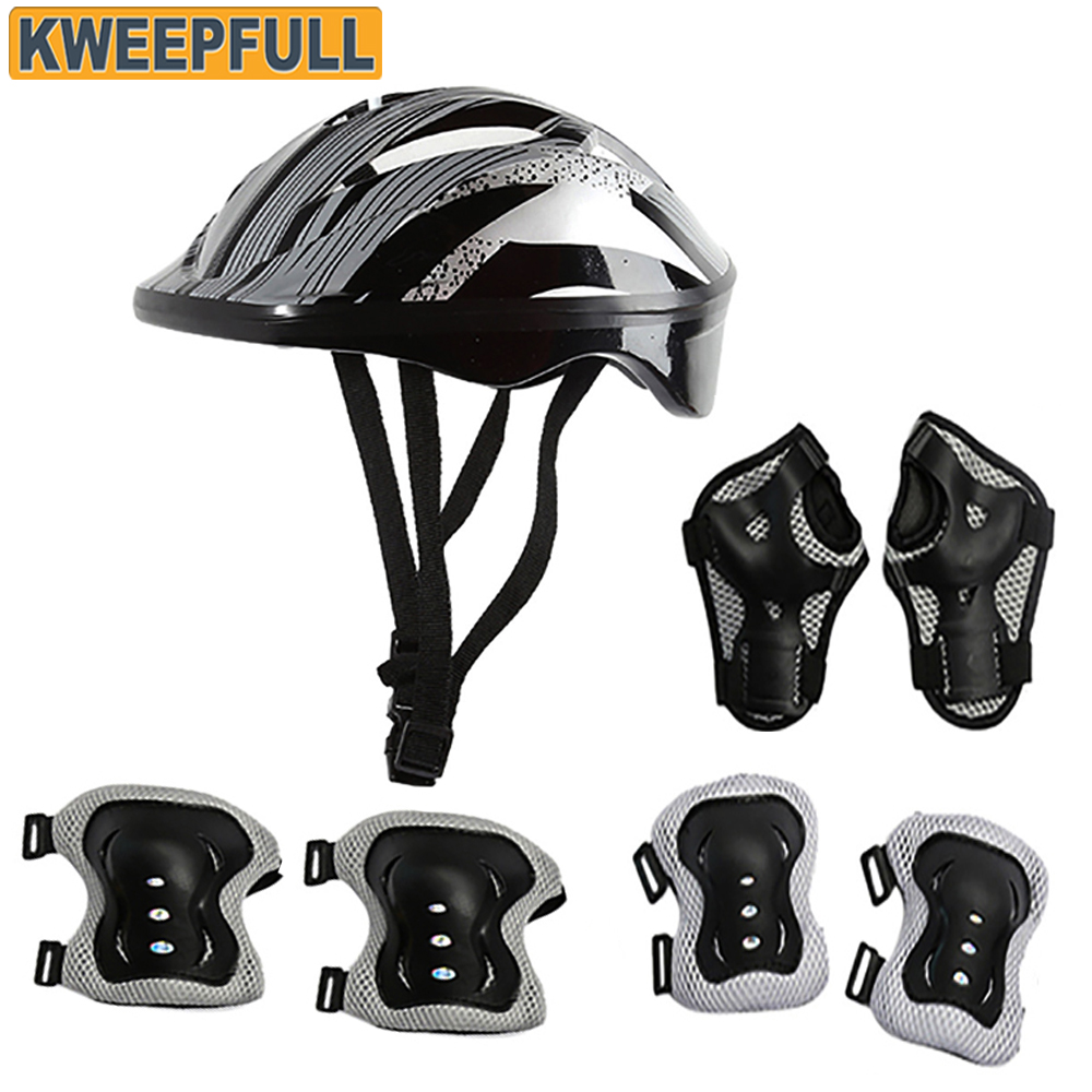 Cycling Gear For Kids - Kids Bike Helmet Protection Gear Set,