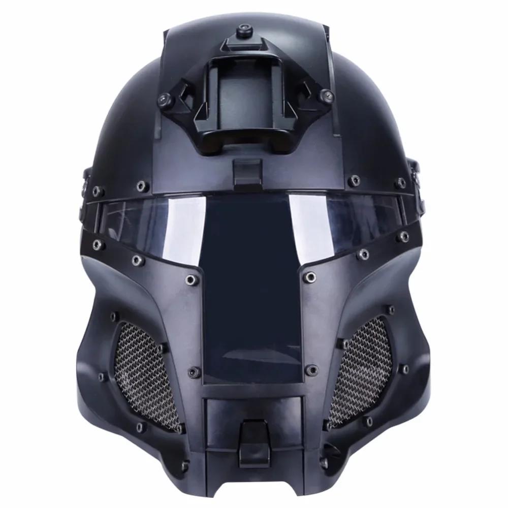 Cycling Protective Gear - Capacete modular tático com lentes substituíveis,
