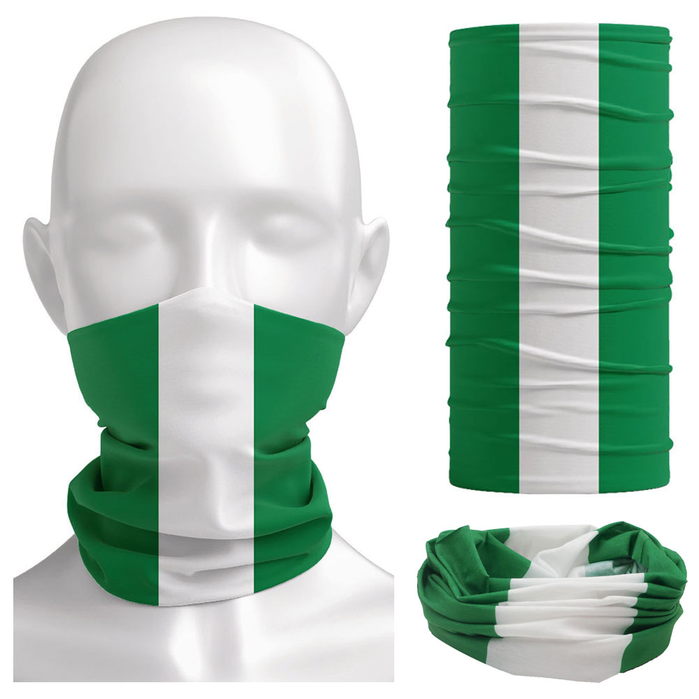 Cycling Gear For Women - Bandanna da bandeira da Nigéria feminina