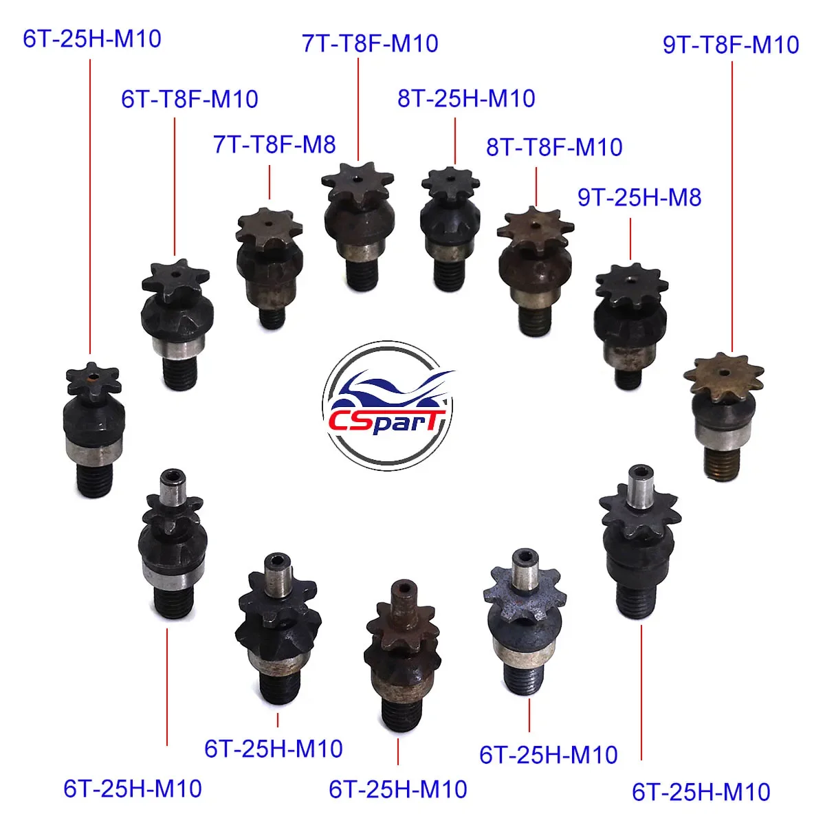 6t 7t 8t 9t 25h t8f m8 m10 cor - Cycling Gear Box avaliação e preço