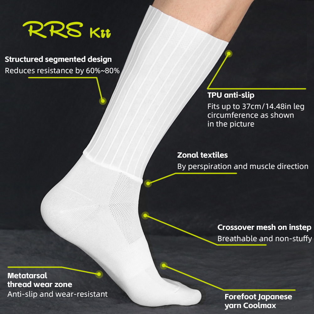 Rrskit meias aerodinâmicas par - Cycling Gear Man avaliação e preço