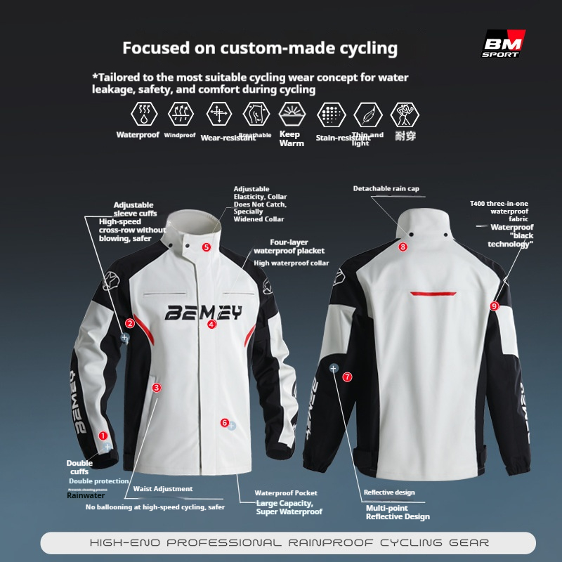 Capa de Chuva para Motociclist - Cycling Gear Man avaliação e preço